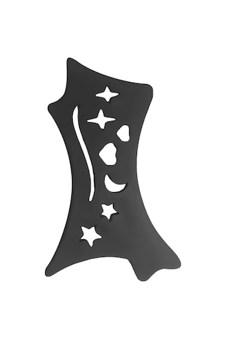 Dolıty Lady Black Için Eyeliner Stencil Çok Amaçlı Siyah Siyah