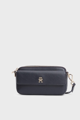 Tommy Hilfiger Logolu Çıkarılabilir Askılı Çanta Kadın Çanta Aw0aw18721 Dw6 Lacivert