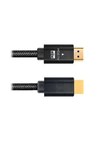 Wozlo 1 Metre 8k Hdmi 2.1 Kablo 8k 60hz, 4k 120hz 48 Gbps Premium High Speed Uhd Hdr Hdmi Kablosu