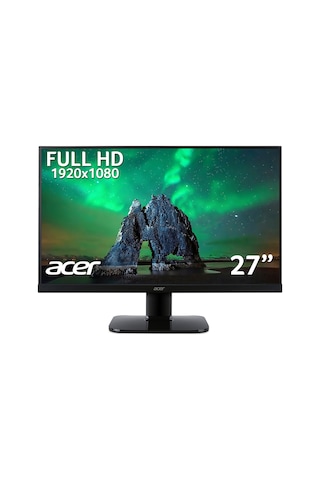 Acer KA270HBMIX 27" 1 MS 100 Hz VGA+HDMI+Hoparlör FreeSync Full HD VA LED Monitör