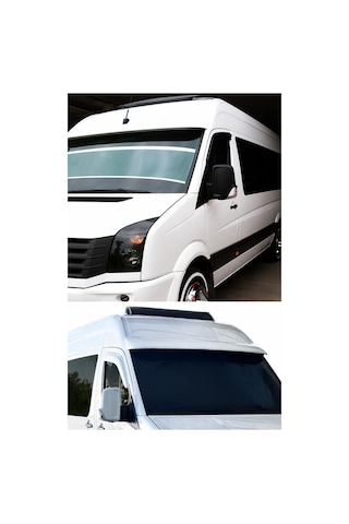 A Kalite Fiber Piano Black Boyalı Volkswagen Crafter Şipidak 2019 Sonrasına Uyumlu