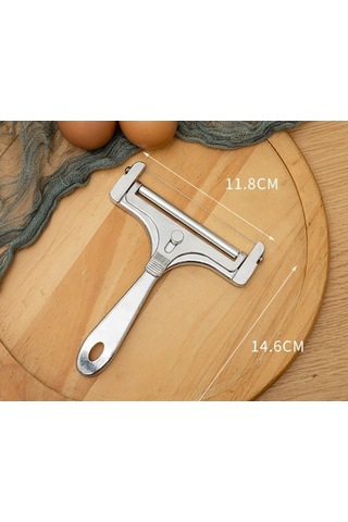 Silindir Ve Kesme Telli Peynir Dilimleyici, Değişken Dilim Kalınlığı, Paslanmaz Çelik/alüminyum, Eski Tasarım, Döner Dilimleyici, Gümüş Diğer