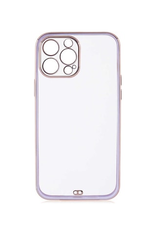 Apple iPhone Uyumlu 13 Pro Max Csm Zore Voit Clear Kılıf lila