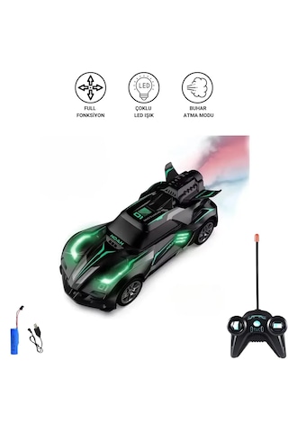Mj Toys Uzaktan Kumandalı Şarjlı Duman Atan Araba 1:20 Full Fonksiyon Kum