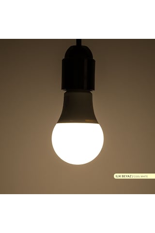 Ack 9w Led Ampul 4000k Günışığı E27 4'lü Eko Paket