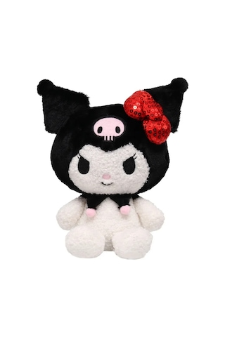 Bruce 1 Adet Sanrio Peluş Oyuncak Bebekler 22-28cm Kuromi Peluş Oyuncak-kırmızı Kuromi 28cm