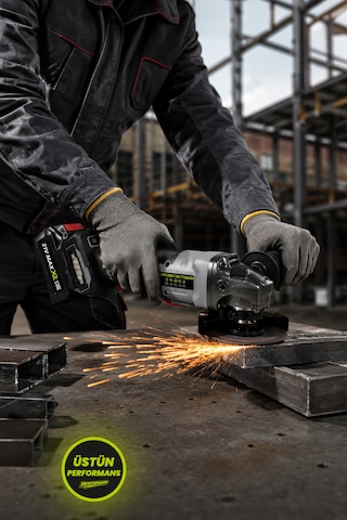 Reschmann R-9301 21V 125MM Brushless Profesyonel Akülü Köşe Taşlama