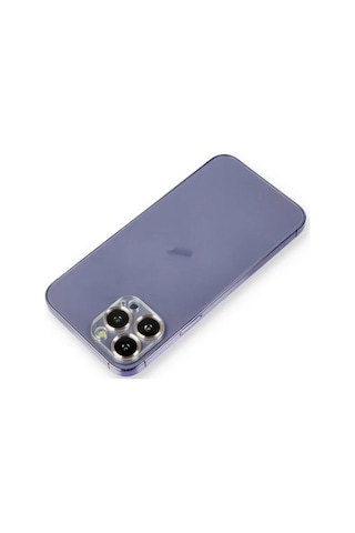 Newface Apple Uyumlu iPhone 12 Pro Max Metal Kamera Lens Koruma Cam - Gold