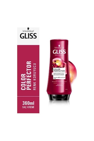 Schwarzkopf Gliss Color Perfector Renk Koruyucu Saç Bakım Kremi 360 ML