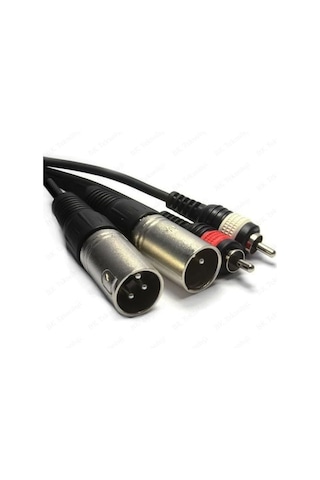 Yka 2 Rca Erkek-2 Xlr Erkek Kablo 2 Metre