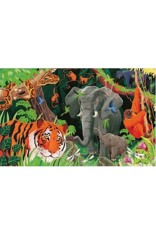 Dünyayı Koru-orman-ikisi Bir Arada Puzzle Ve Kitap Mavi