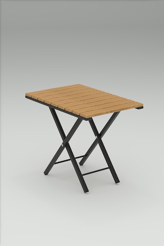 Retodesign 2 Li Sehpalı Metal Kırmızı Şezlong Takımı