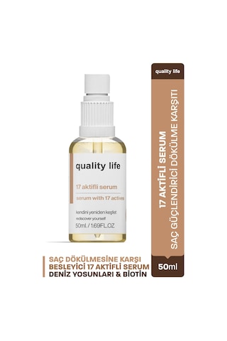 Ql 17 Aktifli Saç Dökülmesine Karşı Serum 50 ML