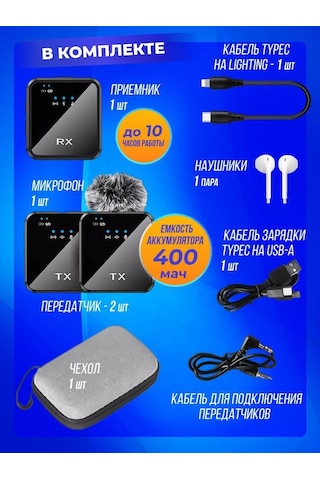 Gentle Shang Kablosuz Yaka Mikrofonu 192746728