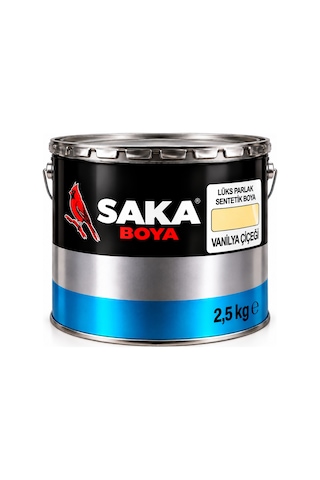 Saka Boya Lüks Parlak Sentetik Boya Vanilya Çiçeği 2,5 Kg