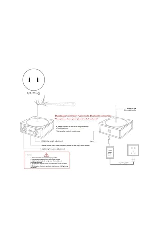 Tesla Bobini Bluetooth Müzik Fırtına Bobini Abd Fişi İçin Altın Panel