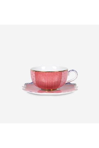 Pembe Porselen Kahve Fincanı 125 Ml