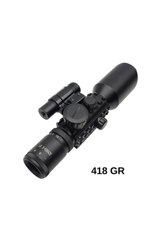 M9 Ls3-10x42e Profesyonel Optik Nişangah Seti - 3-10x Yakınlaştırma, Işıklı Mil-dot Ve Entegre İşaretleyici Modülü Siyah
