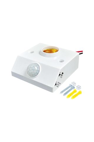 360 Pır Hareket Sensörlü E27 Duy Aparatı