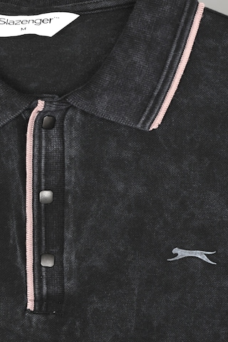 Slazenger Zale Erkek Polo Yaka Siyah Tişört