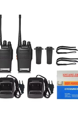 Tkstar 2 Li Set Baofeng 777s İnşaat Şantiye Av Gezi Vale Vinç Kafe Restorant Okul Telsizi