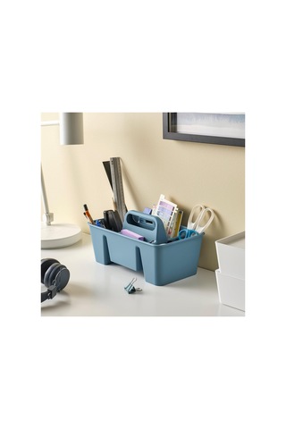 Stackstod Gri-mavi 32x18x16 Cm Masaüstü Düzenleyici - 10610109 Ikea