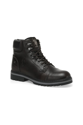 U.S. Polo Assn. U.S.POLO JONES HAKİKİ DERİ ((İÇİ KÜRKLÜ)) ANATOMİK CASUAL ERKEK BOT