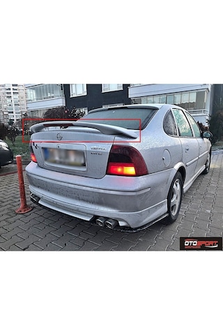 Opel Vectra B Ayaklı Işıklı Spoyler Fiberglass Boyasız