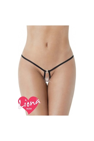 Liona Taşlı Büyük Beden G-String