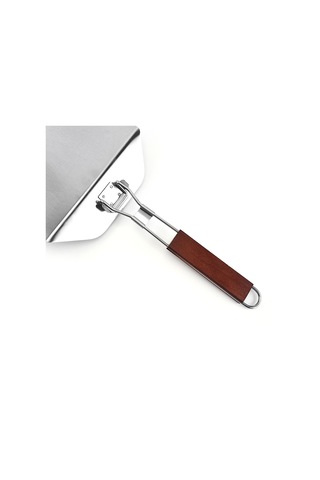Sones Paslanmaz Çelik Katlanır Pizza Spatulası Kare Kek Transfer Spatulası Pişirme Aletleri