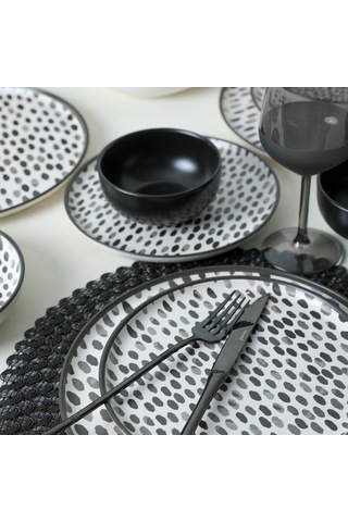 Shadow Nordic Yemek Takımı 24 Parça 6 Kişilik 21434 Çok Renkli