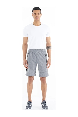 Tommy Life Clive Gri Melanj Standart Kalıp Erkek Şort - 81249 GRI MELANJ