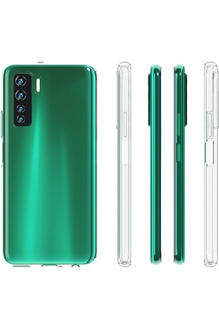 Rba Aksesuar Huawei P40 Lite 5g Kılıf Rba Süper Silikon Kapak - Renksiz Çok Renkli