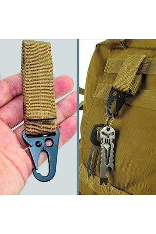 Omeniv Karabiner Kanca Anahtarlık Kemer Sırt Bel Çantası Karabina Çok Renkli