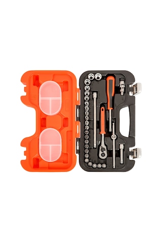 Bahco S290 1/4" 6 Köşe Lokma Takımı 29 Parça