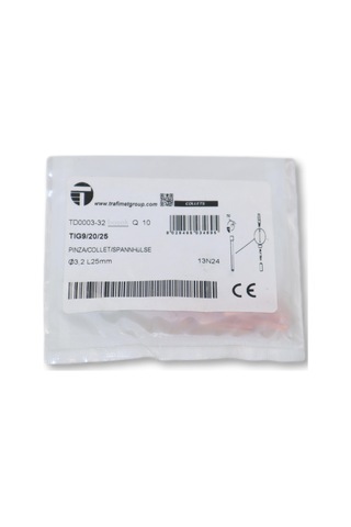 Td0003-32 3,2 Mm Fındık Collet-pens 13n24 Tig 9-20 Trafimet