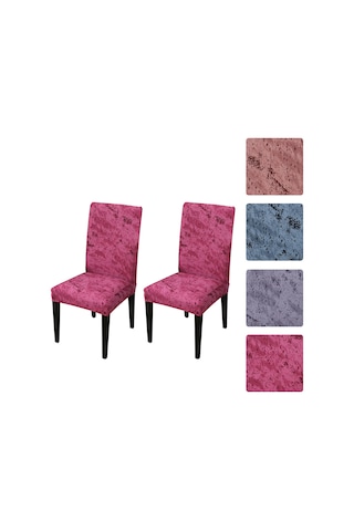 Shineyee Esnek Ve Su Geçirmez Sandalye Kılıfı - 2'li Set Karpuz Kırmızısı