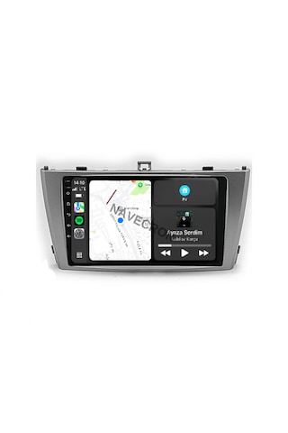 Toyota Avensıs 2009-15 9" Uyumlu Androıd Multimedya Gerçek 2/32 Kablosuz Carplay Geri Görüş Kameralı 9"