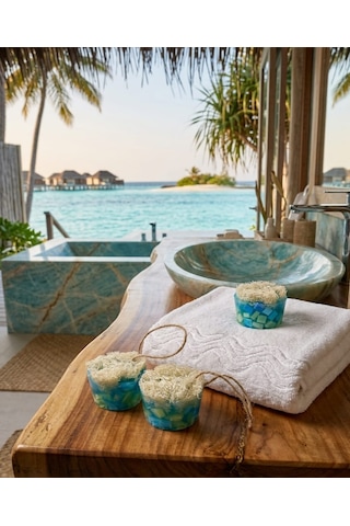 Kabak Lifli Sabun Okaliptuslu Firuze Taşlı Wellness Spa Peeling Sabunu