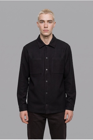 Defacto Regular Fit Çift Cepli Gömlek Ceket H6548ax26aubk81 Siyah-bk81