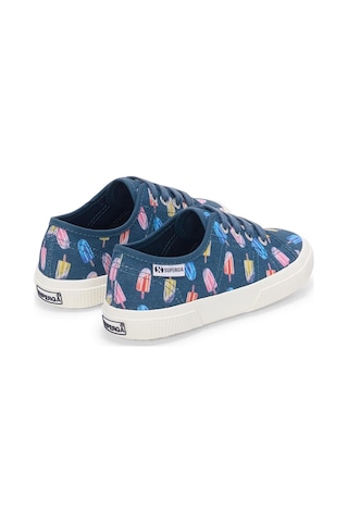 Superga 3750 Kids İce Lolly Print Leggera Çocuk Unisex Lacivert Bileksiz Sneaker Lacivert-446