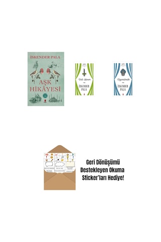 Aşk Hikâyesi + Vali Hanım Ciltli + Nizamülmülk Ciltli + Okuma Sticker'ları