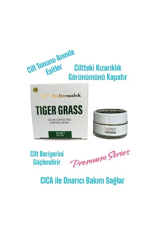 Dr. Dermalok Tiger Grass Ton Eşitleyici ve Yoğun Onarıcı Bakım Kremi 20 ML