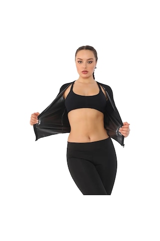 Pastimore Termal Sauna Uzun Kollu Atlet Siyah