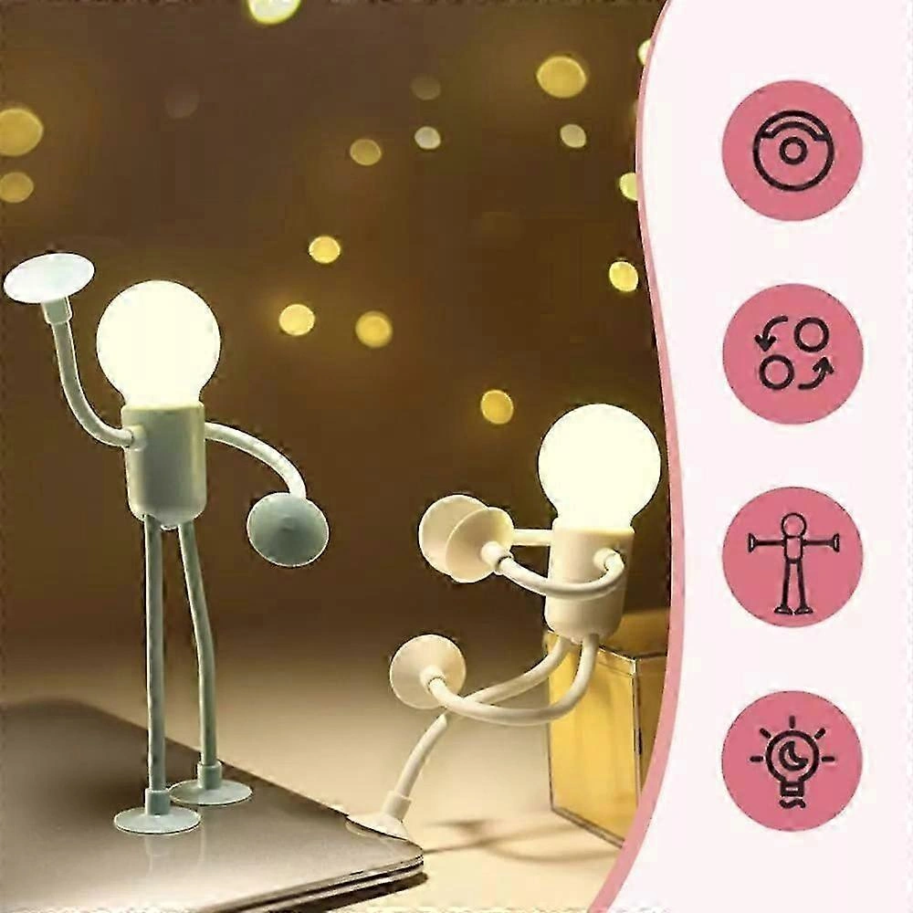 Kalıplanabilir Komik Sporcu Gece Lambası, En Yeni Kendin Yap Şekilli Gece Lambası Pembe