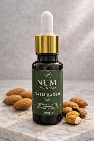 Tatlı Badem Yağı 20 Ml %100 Saf Sweet Almond Oil Doğal Saç Ve Cilt Bakım Yağı