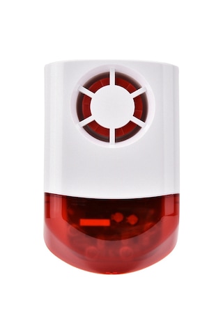 Akıllı Kablosuz Akustik Optik Güvenlik Alarm Sistemi Siren 433mhz