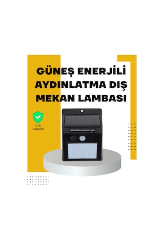 144 Led'li Geniş Aydınlatma Alanına Sahip Güneş Enerjili Güvenlik