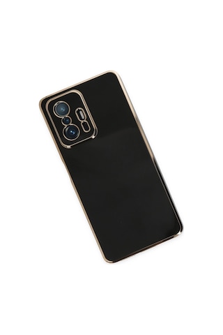 Newface - 5 - Xiaomi Mi 11t Pro Kılıf Volet Silikon - Csmo-tex - - Siyah Sıyah