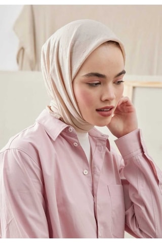 Bambu Kraş Eşarp Tesettür Giyim, Hafif, Rahat, Şık, Yüksek Kalite, Hijab, Scarf, Shawl Bej